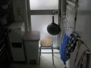 リフォーム前の勝手口ドア